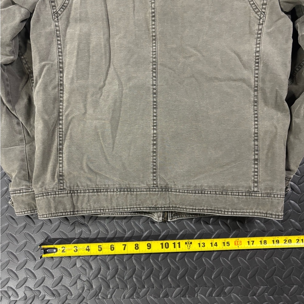 GUESS Los Angeles Olive Quilted Lined Zip Utility Jacket Men’s M - Picture 8 of 9